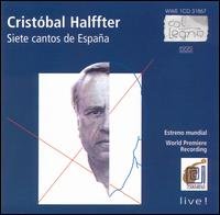 Halffter - Halfftersiete Cantos 1CD