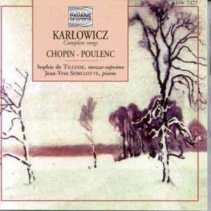 De Tillesse / Sebillotte - Complete songs Pavane Klassisk 1CD