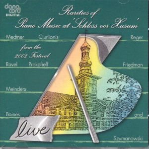 VARIOUS ARTISTS Rarities Of Piano Music 2002 CD