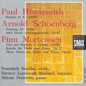Dratvova, Milena / Maeland, Kirsten Landmark / Veselka, Frantisek - Hindemith / Schönberg / Mortensen 1CD