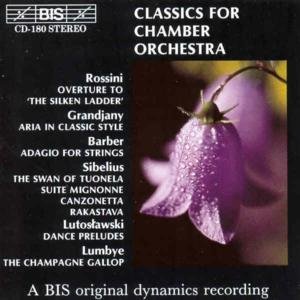 Wedin / Helsinki Chamber Orchestra - Classics for Chamber Music 1CD