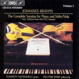 Brahms / Westenholz / Sparf - Violin Sonatas 1CD