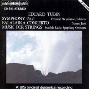 Tubin / Sheynkman / Jarvi / Swedish Rso - Balalaika Concerto / Symphony 1 1CD