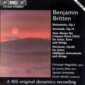 Britten / Vanska / Tapiola Sinfonietta - Sinfonietta Opus 1 1CD