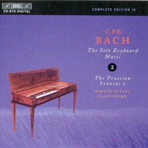 Bach,c.p.e. / Spanyi,miklos - Solo Keyboard Ii: Prussian Sonatas 1CD