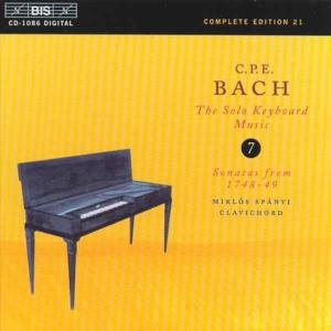 Bach,c.p.e. / Spanyi - Solo Keyboard Music 7 1CD