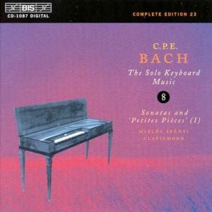 Bach,c.p.e. / Spanyi - Solo Keyboards Works 8 1CD