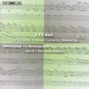 Bach / Opus X Ensemble / Mattson / Spanyi - Keyboard Concertos 16 1CD
