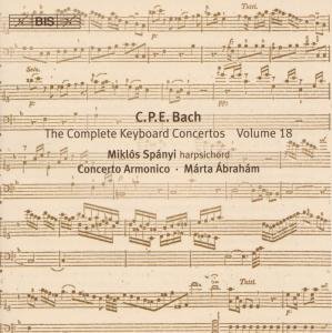 Bach / Spanyi / Cto Armonico Budapest / Abraham - Keyboard Concertos 18 1CD