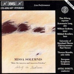 Beethoven / Dorati / Maryland Chorus European S.o. - Missa Solemnis Soloists 2CD