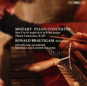 Mozart / Brautigam,ronald - Piano Concertos Nos. 5 & 6 - Three Concertos K 107 1CD