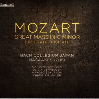 BCJSUZUKISAMPSONVERMEULEN Mozartgreat Mass In C Minor CD