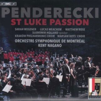 Krzysztof Penderecki - St Luke Passion 1CD