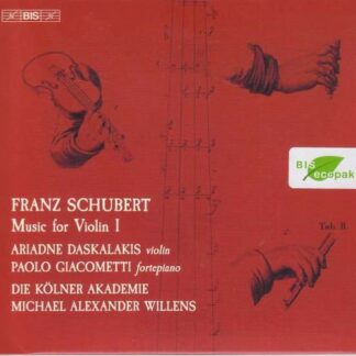 Ariadne Daskalakis & Paolo Giacometti & Die Kölner Akademie & Michael Alexander Willens - Music for Violin 1 1CD