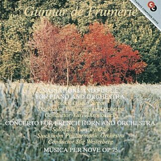 DE FRUMERIE  GUNNAR DE FRUMERIE  GUNNAR CD