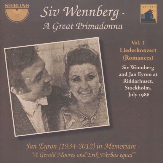 JAN EYRON/SIV WENNBERG WENNBERGPRIMADONNA VOL 1 CD