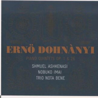 Trio Nota Bene / Shmu - Dohnanyi Quintets 1CD