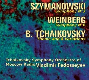 Szymanowski / Tchaikovsky Sym Orch / Fedoseyev - Sym 3 / Sym 6 / Theme & 8 Variations 1CD