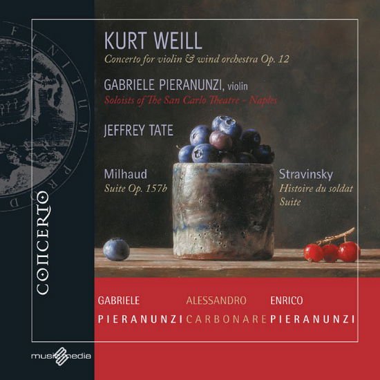 Pieranunzi / Carbonare / Tate - Concerto for Violin & Wind Orchestra, Op. 12 Concerto Klassisk 1CD