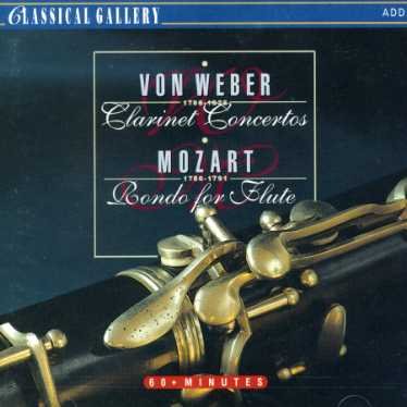 Von Weber / Lulacik / Bratislava Sym Orch / Lenard - Weber: Clar Cto / Mozart: Rondo for Flute 1CD