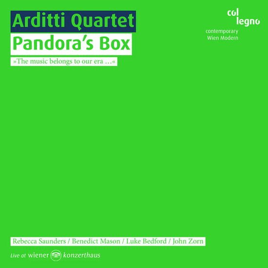 Arditti Quartet - Pandora's Box col legno Klassisk 1CD