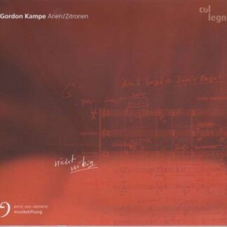 Creed, Marcus / Eggen, Christian / Engel, Titus / Ensemble Ascolta / Ensemble I.C.E.Q. / Ensemble Musikfabrik / Fischer, Johannes / Radio-Sinfonieorchester Stuttgart / Sun, Sarah Maria / SWR Vokalensemble - Arien / Zitronen 1CD