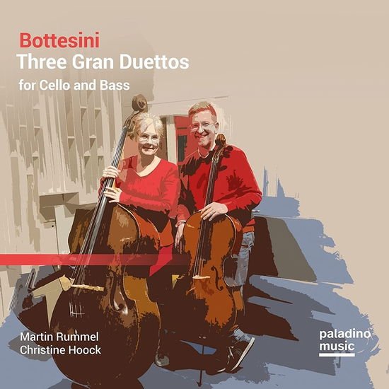 MARTIN RUMMEL / CHRISTINE HOOCK Bottesini: Three Gran Duettos For Cello And Bass CD