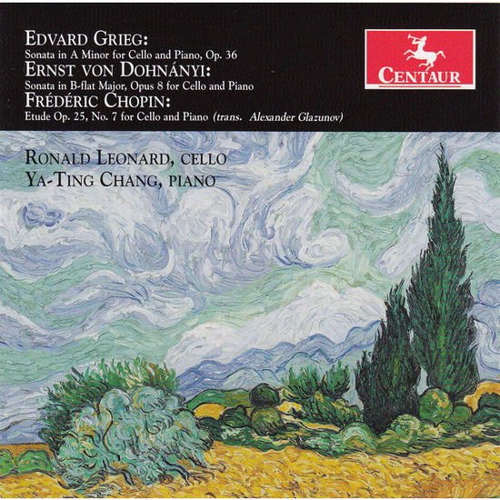 Grieg / Dohnanyi / Glazunov / Leonard / Chang - Sonata in a Minor / Sonata in B-flat Major / Etude 1CD
