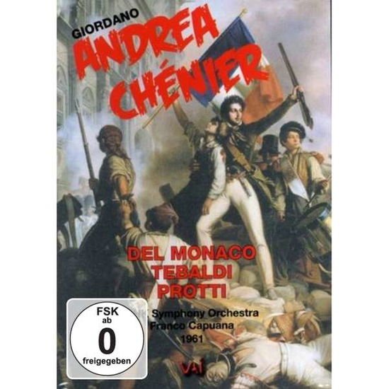 Giordano / Tebaldi / Protti / Del Monaco / Capuana - Andrea Chenier DVD