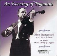 Paganini / Francescatti / Balsam - Library of Congress 17: Zino Francescatti Plays 1CD