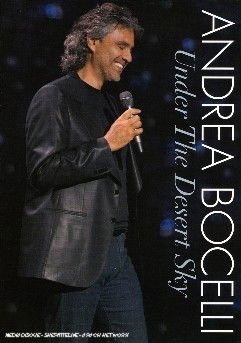 ANDREA BOCELLI Under The Desert Sky - Live In Las Vegas DVD