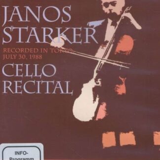 Janos Starker - Janos Starker Cello Recital (In Tokyo) Bach. Kodaly. Cassado DVD