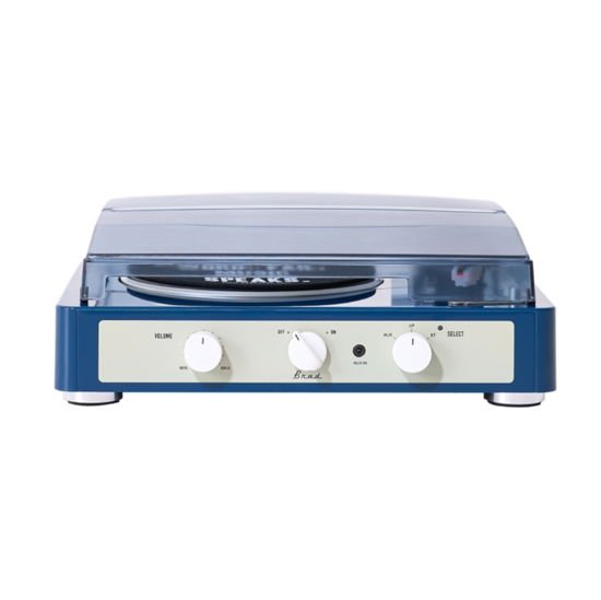 Gadhouse - Brad MKII Record player (Built-In Bluetooth 5.0 & Pitch Control) (Navy) 1LP