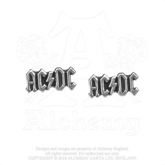 AC/DC AC/DC Logo Stud Earrings Merch
