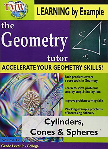 Geometry Tutor - Cylinders Clo - Geometry Tutor Cylinders Cones Spheres DVD