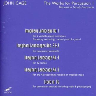 Ccm Percussion Ens / Culley - Cage / The Works For Percussion 1 DVD