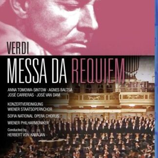 Karajan Herbert Von / Tomowa / Sintow Baltsa Carerras Van Dam Wiener Philharmoniker - Verdi: Messa Da Requiem Blu-ray
