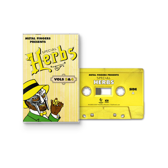 MF DOOM METAL FINGERS PRESENTS: SPECIAL HERBS VOL. 3 & Cassette