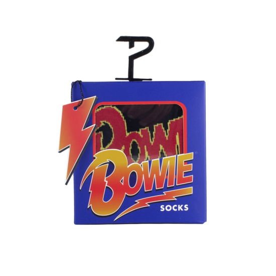 Perri's David Bowie Gift Box Logo Crew Socks - Perri's David Bowie Gift Box Logo Crew Socks