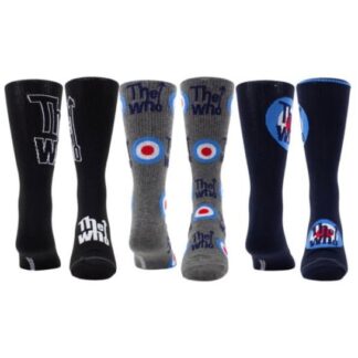 The Who - The Who Assorted Crew Socks 3 Pack (One Size)