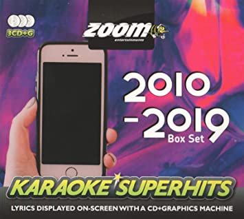 Zoom Karaoke - Karaoke Superhits: 2010-2019 Box Set (CD+G) 3CD