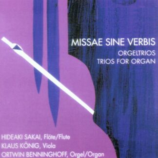 Zenamon J. M. - Missae Sine Verbis 1CD