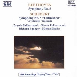 CSR Symphony Orchestra, Zagreb Philharmonic, Michael Halász, Richard Edlinger - BEETHOVEN / SCHUBERT: Symph. 5&8 1CD
