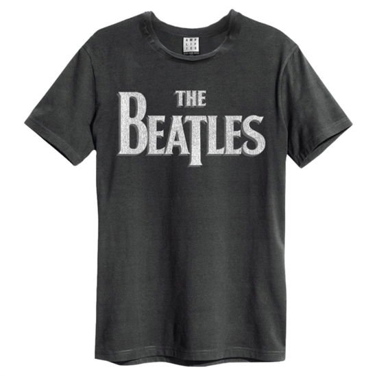 BEATLES Beatles Logo Amplified Xx Large Vintage Charcoal T Shirt Merch