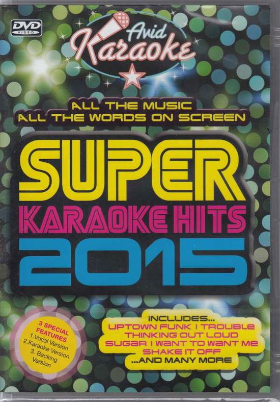 Super Karaoke Hits 2015 DVD