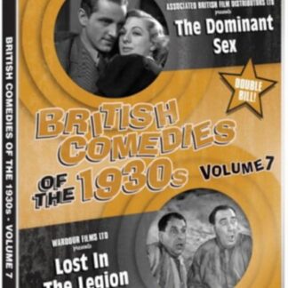 British Comedies of the 1930s Vol 7 - British Comedies Of The 1930s Vol. 7 Lost In The Legion The Dominant Sex DVD