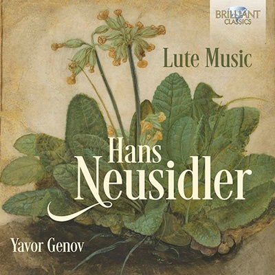 YAVOR GENOV NEUSIDLER LUTE MUSIC CD