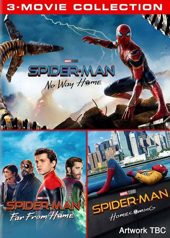 Spider-man: Homecoming / Far F - Spider-Man Triple: Home Coming. Far From Home & No Way Home DVD