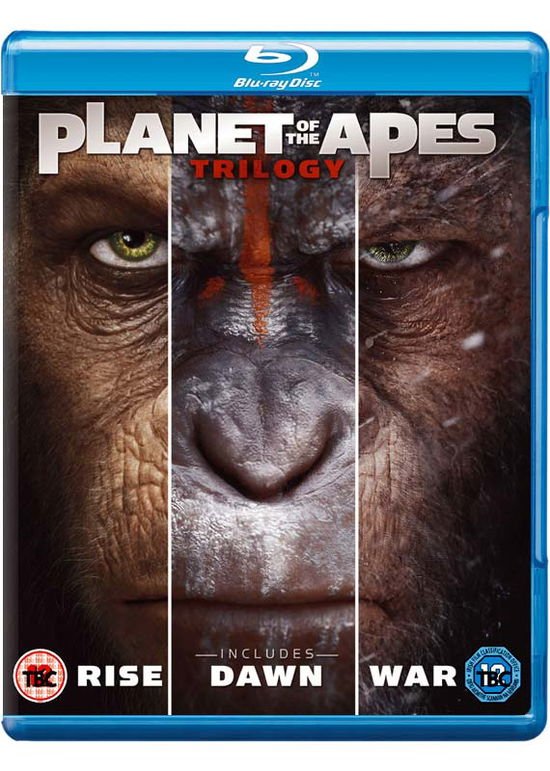 Planet of the Apes Trilogy BD - Planet Of The Apes Trilogy Boxset Blu-ray