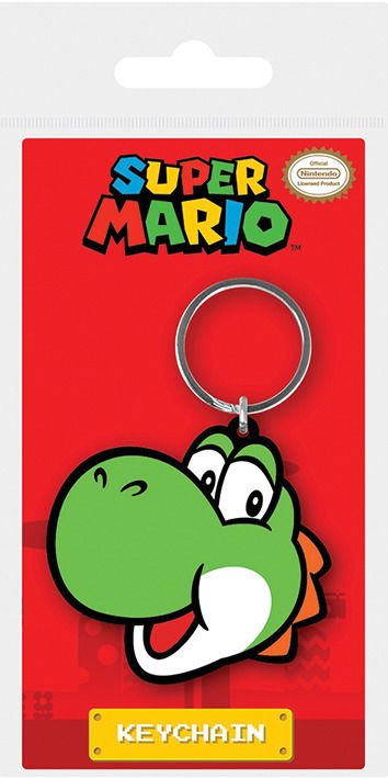 Super Mario - Super Mario Gummi-Schlüsselanhänger Yosh